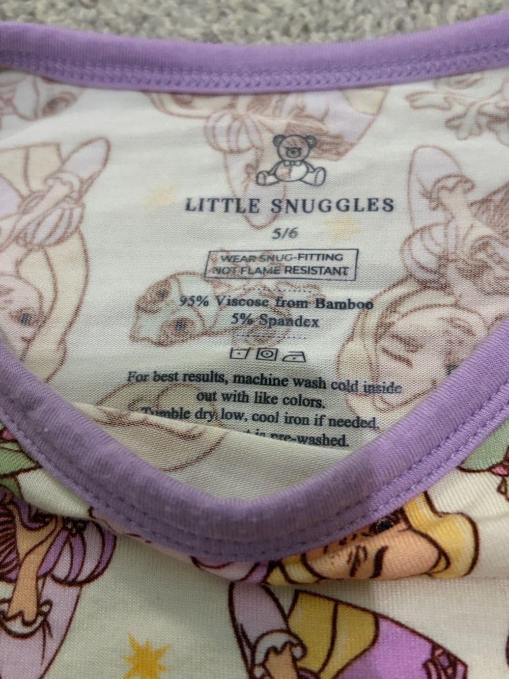 Little Snuggles Tangled Pajamas - Picture 4 of 4
